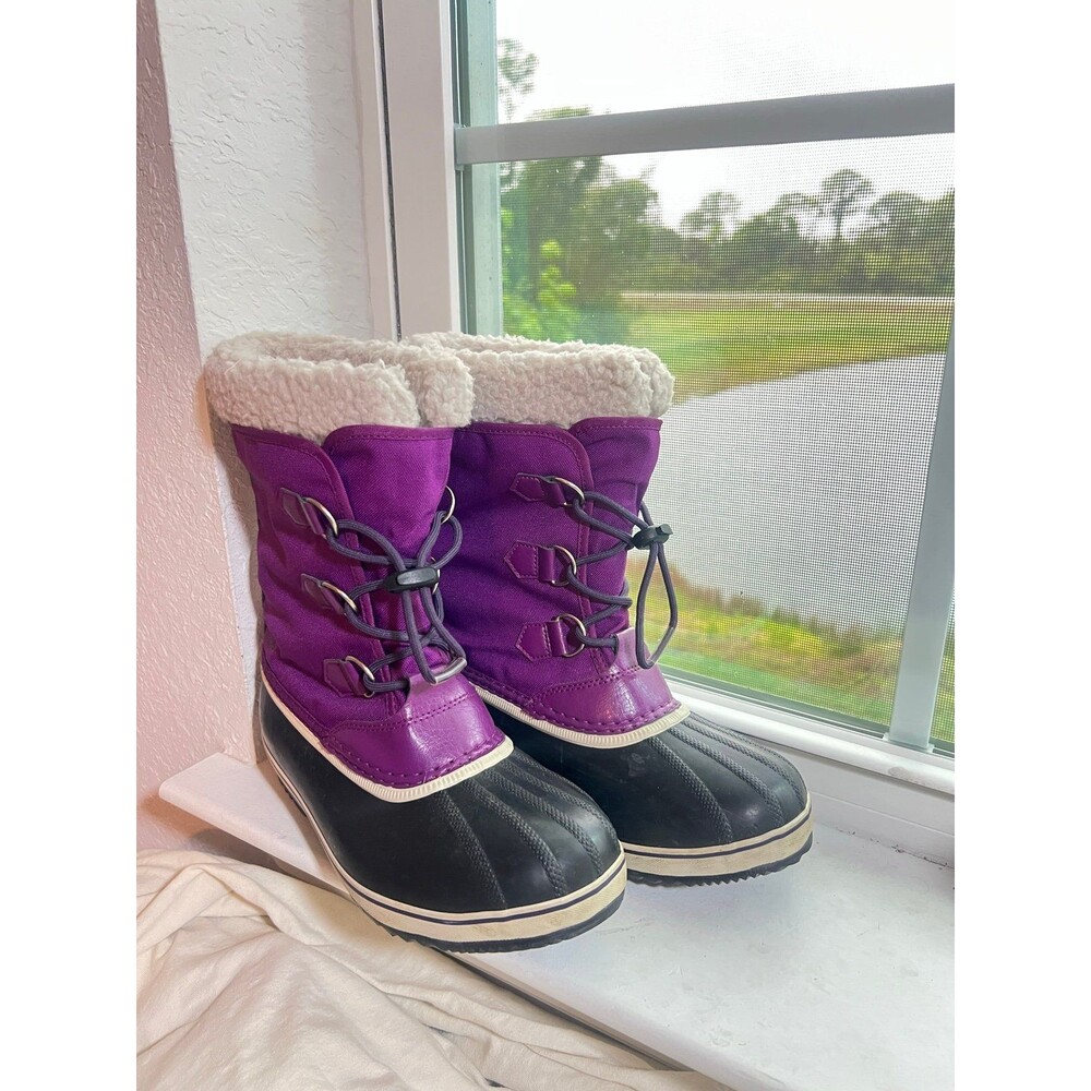 Sorel Women’s Yoot Pac Lace-Up Faux Fur Winter Boots Women’s Size 6